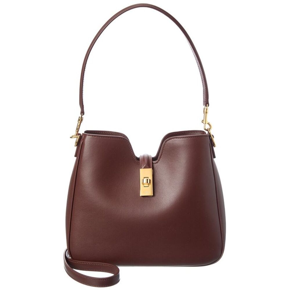 Celine Camille 16 Leather Shoulder Bag, Brown